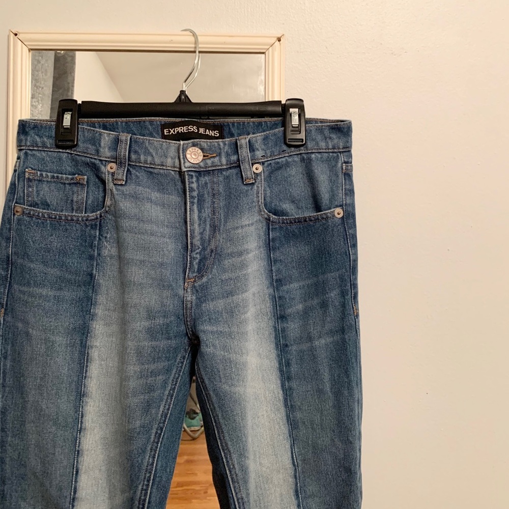 NWOT Express two-toned jeans size 6R